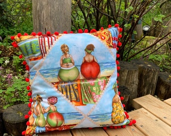 Cushion "fruit ladies"