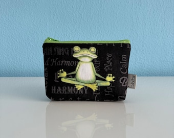Täschchen "Harmony" mit Yoga Frosch