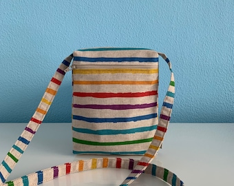 Mobile phone bag "Rainbow" to hang around