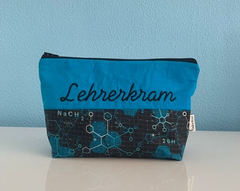 Pencil case "Chemistry", turquoise