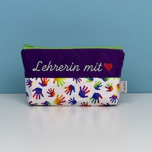 Pencil case &quot;colorful hands&quot;