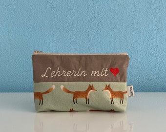 Pencil case “Foxes”