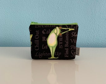 Bag "Chill out" with yoga frog