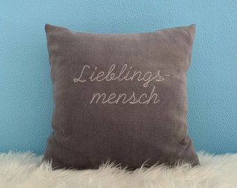 Kuschel-Kissen "Lieblingsmensch"