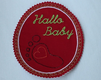 Maternity record * Patch / Application * "Hello Baby"