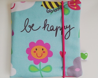 Mini - Buch - Hülle * don't worry - be happy * incl. PIXI-Buch