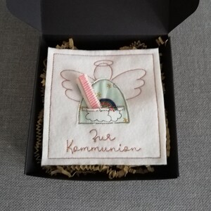 Wunscherfüller "Zur Kommunion"  * Geldgeschenk, Gutschein * wahlweise mit Geschenkkarton