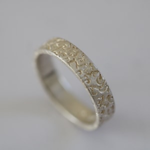 Hermoso anillo de hombre en plata maciza 925 de Frank Schwope, plata, anillo, único, trabajo de orfebrería, joyería única, joyería única, Schwope