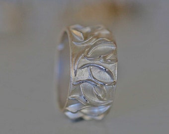 Beautiful, unusual men's ring in solid 925 silver by Frank Schwope, men's ring, men's, men's, ring