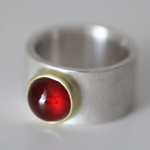 Droomring met roze toermalijn gezet in goud, unieke sieraden van Frank Schwope, roze, roze, toermalijn, 750 goud, solitaire ring, ornament, ring
