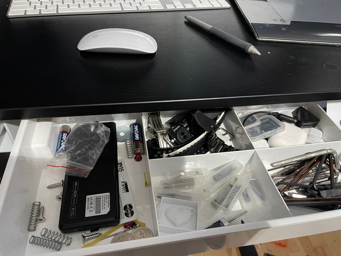 Under the Desk Sliding Drawer Brackets Etsy