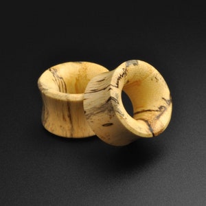 Tamarind Wood Double Flare Concave Tunnel | Wooden Ear Stretcher Gauges | Sizes 6mm (2g) - 30mm (1 3/16&quot;) | FREE Delivery Available!