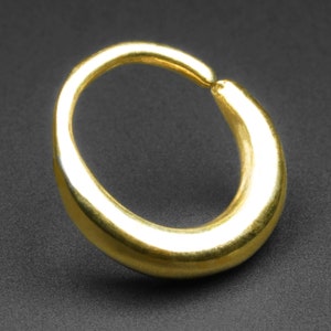 Brass Crescent Seamless Septum Ring | Septum Rings & Septum Piercing Jewellery | Nose Piercing | ***No USA TARIFFS!***