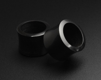 Horn Double Flare Tunnel | Organic Horn Ear Stretcher Gauges | Sizes 3mm (8g) - 16mm (5/8”) | FREE Worldwide Delivery!