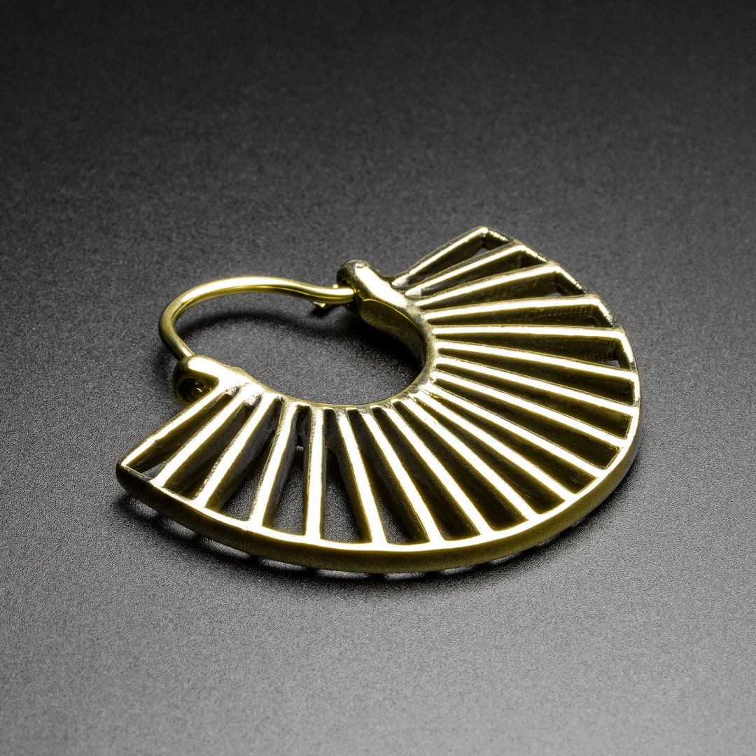 Emperor Kuzco Brass Plug Hoops | Plug Hoops for Stretched and Pierced ...