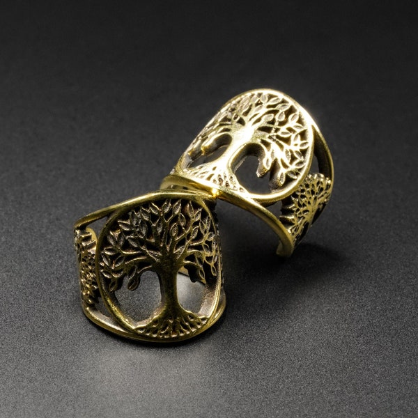 Tree Of Life Brass Ear Cuff | Brass Body Jewellery For Ears | Alternative Body Jewellery | FREE Delivery Available!