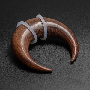 Sono Wood Pincher | Wooden Ear Stretcher Gauges | Sizes 3mm (8g) - 16mm (5/8&quot;) | ***No USA TARIFFS!***