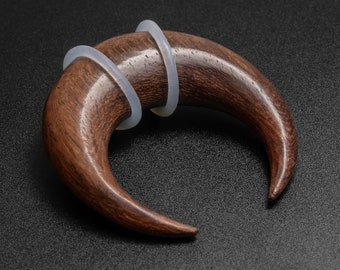 Sono Wood Pincher | Wooden Ear Stretcher Gauges | Sizes 3mm (8g) - 16mm (5/8") | FREE Delivery Available!