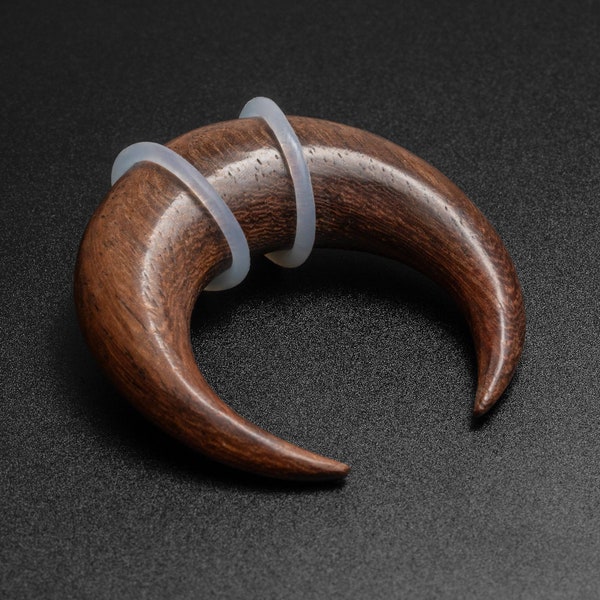 Sono Wood Pincher | Wooden Ear Stretcher Gauges | Sizes 3mm (8g) - 16mm (5/8") | FREE Delivery Available!