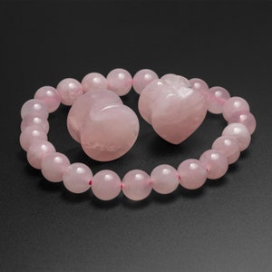 Rose Quartz Bundle | Organic Stone Ear Stretcher Gauges | Sizes 4mm (6g) - 25mm (1&quot;) | FREE Delivery Available!