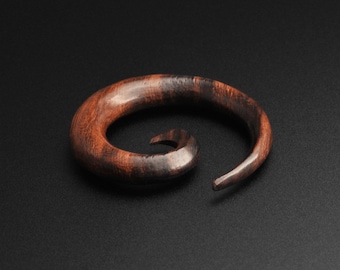 Sono Wood Spiral | Wooden Ear Stretcher Gauges | Wooden Ear Stretchers | Sizes 3mm (8g) - 16mm (5/8") | FREE Delivery Available!