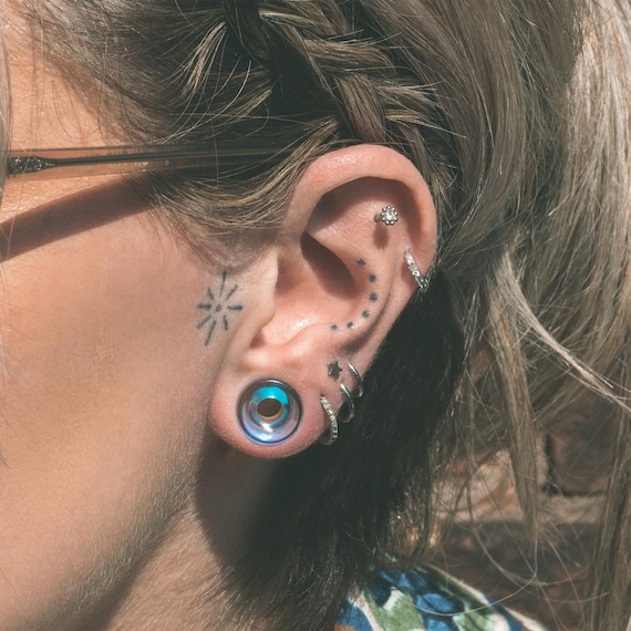 Kit Piercing 13 Pièces Acier Chirurgical - Studs Pour Tragus, Nez, Lèvre | Hypoallergénique, Plaqué Or/argent | Tailles 16G/18G/20G - 3