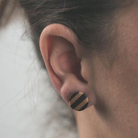 Dilatatore finto Sono Wood con strisce di legno di coccodrillo per