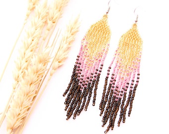 Pendientes colgantes boho para mujer, colorido regalo de joyería de fiesta para la escuela, pendientes para hermana