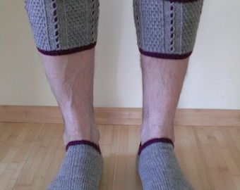 Loferl self-knitted for men REGIA grey