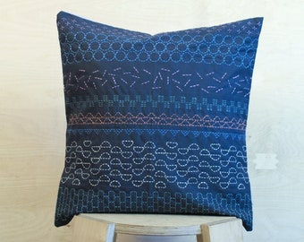 Cushion cover with hand embroidery 40 x 40 cm