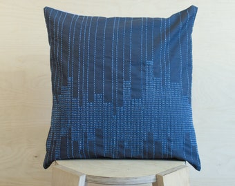 Cushion cover with hand embroidery