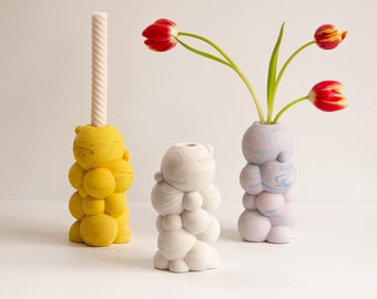 New Collection Molecules - Bud Vase Skulptur