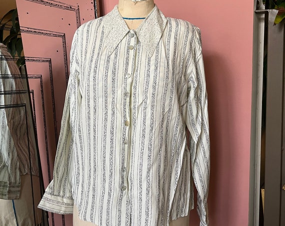 VTG 90s Printed Deadstock Blouse