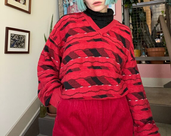 VTG 80s Caviglia Uomo Sweater