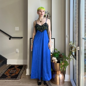 Slip Dress Cobalt - Etsy