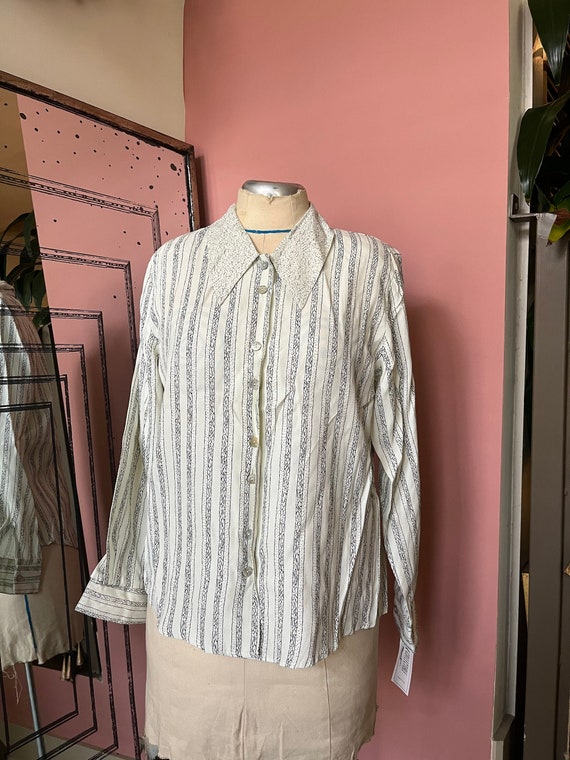 VTG 90s Printed Deadstock Blouse