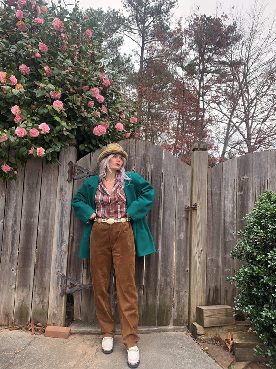 Vintage Brown Suede Pants