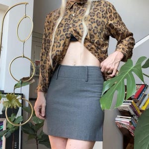 VTG Y2K The Limited Grey Mini Skirt