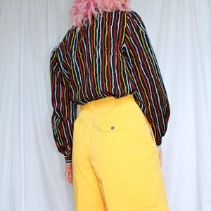 Vintage 80s | Mellow Yellow Mom Shorts