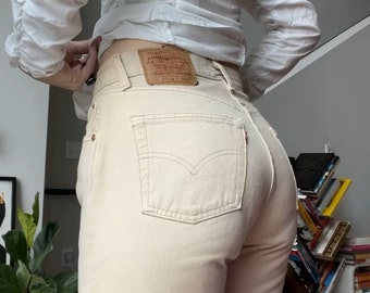 VTG Levis 501 Tan Jeans