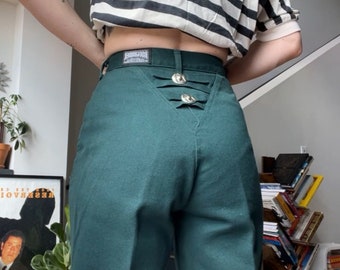 VTG 80s Roughrider Forest Green Jeans