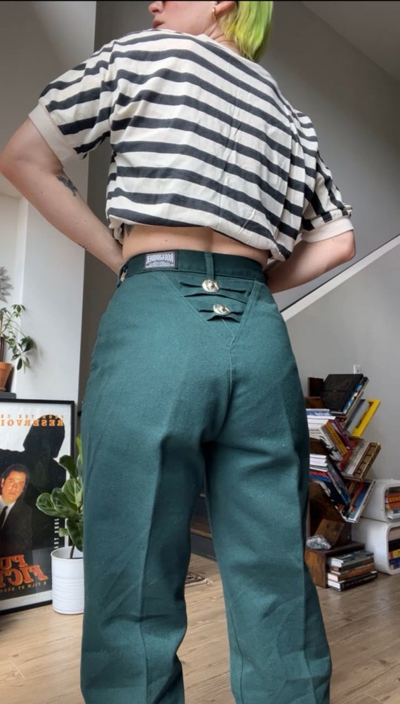 VTG 80s Roughrider Forest Green Jeans