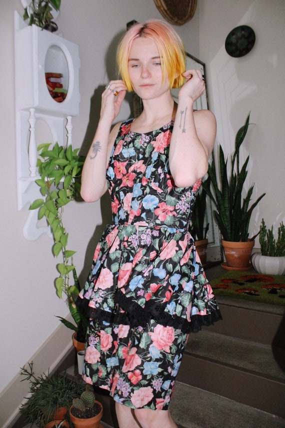 Floral Peplum Dress