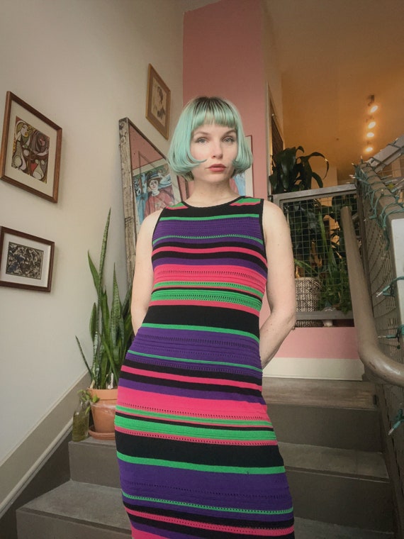 VTG Y2K knit Bodycon Dress