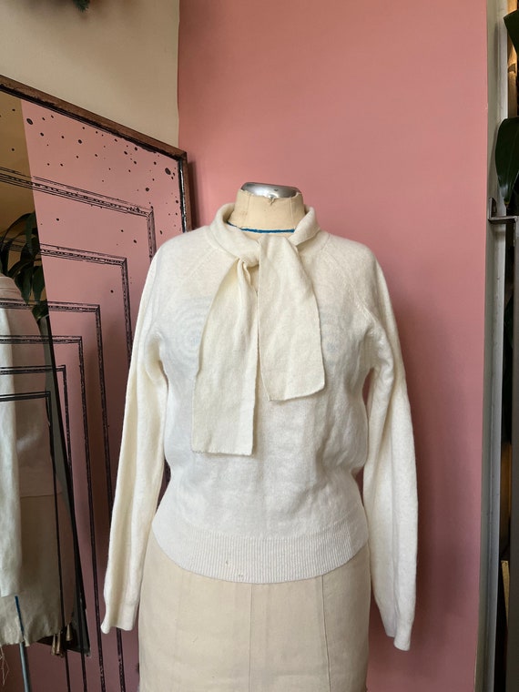 VTG 80s Jeanne Pierre Lambswool/Angora Sweater