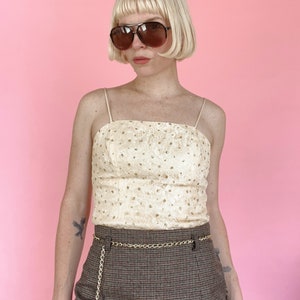 VTG Cream Lace Top image 2