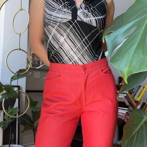 VTG Y2K Red Stretch Jean Pants