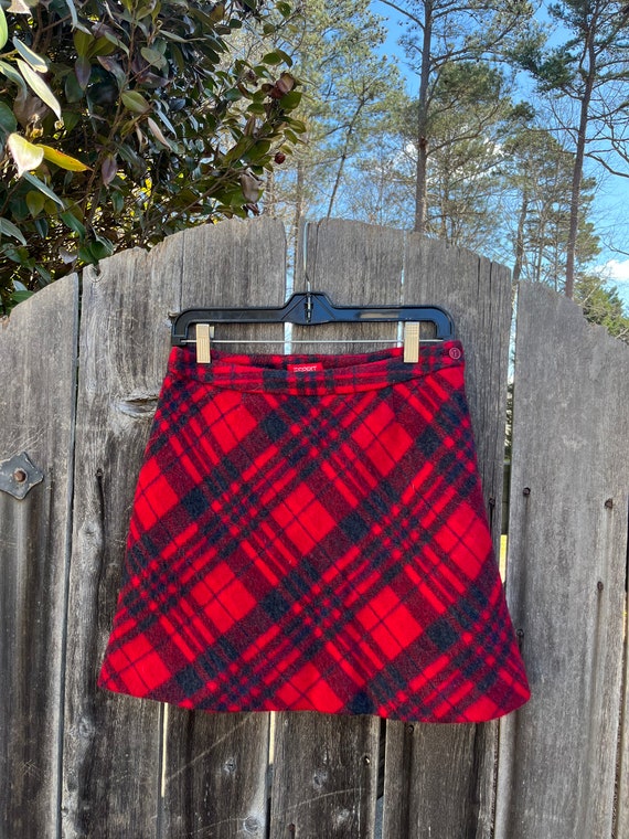 VTG 90s ESPIRIT Wool Blend Mini Skirt