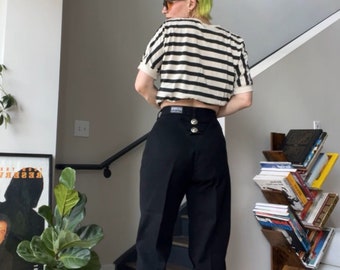 VTG80er Jahre Roughrider Jet Schwarze Jeans