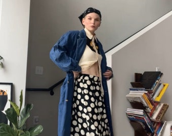 VTG Polka Dot Midi Skirt